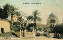 Le Cannet * Rue De Vallauris * Cpa Toilée Colorisée * Pension De Famille Villa - Le Cannet