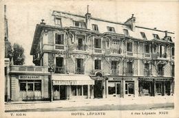 Nice * Hôtel Lépante Restaurant * Plein Centre * Peinture Vitrerie Commerces Magasins - Pubs, Hotels And Restaurants