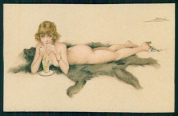 FRANCE - ILLUSTRATEURS - «Suzanne Meunier»- "En Costume D'Eve"(Ed. L. E. Paris ,Série 7 Nº  26) Carte Postale - Meunier, S.