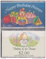 New Zealand 1991 Happy Birthday  & Thinking Of You 2 Booklets  ** Mnh (48248) - Booklets