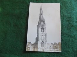 VINTAGE UK ENGLAND: CAMBRIDGESHIRE WHITTLESEA St Mary's Church Sepia Private - Otros & Sin Clasificación