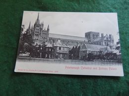 VINTAGE UK ENGLAND: CAMBRIDGESHIRE Peterborough Cathedral And Bishop's Palace B&w Stengel - Autres & Non Classés