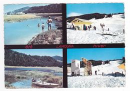 39 Lamoura Vers Septmoncel Saint St Claude N°1916 Eté Hiver En 4 Vues Ski Baignade VOIR DOS En 1964 - Septmoncel