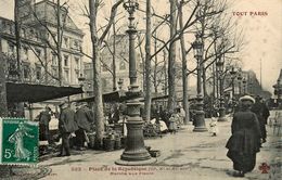 Tout Paris 3ème 10ème Et 11ème * N°833 * Place De La République , Marché Aux Fleurs - District 03