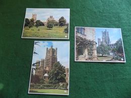 VINTAGE UK ENGLAND: CAMBRIDGESHIRE Ely Cathedral X3 Tint Walter Scott - Ely