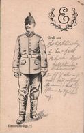 ! Alte Ansichtskarte Eisenbahn Regiment Nr. 3, Berlin Schöneberg, Militaria, 1918 - Regiments