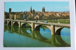 Lagrono - L'ebre - Pont De Pierre Et Vue Partielle - La Rioja (Logrono)