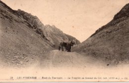 Cpa Les Pyrénées Route Du Tourmalet - Autres & Non Classés