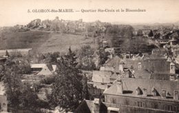 Cpa Oloron Ste Marie, Quartier Ste Croix Et Le Biscondeau. - Oloron Sainte Marie