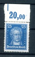DR-Weimar 493 POR OBERRAND Mit FALZ, Sonst ** POSTFRISCH (H6396 - Unused Stamps