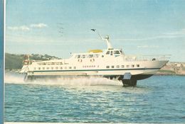 CPSM ,Th. Transport  - Le Hydroglisseur   " Condor 3  " ,Ed. E.T.W. , Avec Timbre,1971 - Hovercrafts