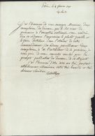 Autographe Jean Frédéric Gouvernet De La Tour Du Pin Général Ministre Guerre Lettre 4 2 90 Discours Roi France Louis XVI - Other & Unclassified