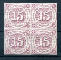 Taxis 24 VIERERBLOCK ** MNH POSTFRISCH 32EUR (77516 - Postfris