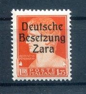 Zara 11III GUTE TYPE ** POSTFRISCH 250EUR (77581 - German Occ.: Zara