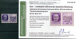 Zara 20-4 LUXUS ** POSTFRISCH+gepr. BEFUND 75EUR (77521 - German Occ.: Zara