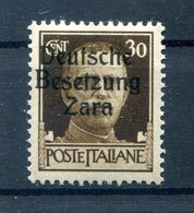 Zara 6III GUTE TYPE ** POSTFRISCH 75EUR (77583 - German Occ.: Zara