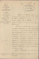 Autographe Marie François Sadi Carnot Homme D'état Président De La République 1887 Ici Ministre Finances Frappe Jetons - Other & Unclassified