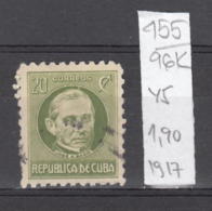 96K455 / 1917 - Michel Nr. 42 Used ( O ) José Antonio Saco Writer , Cuba Kuba - Used Stamps