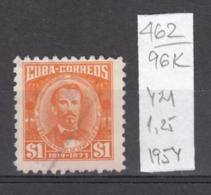 96K462 / 1954 - Michel Nr. 421 Used ( O ) Carlos Manuel De Céspedes Cuban Revolutionary , Cuba Kuba - Used Stamps