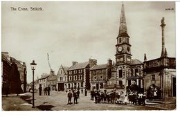 ECOSSE  -  SELKIRK -  The Cross,  Selkirk    (   Carte Pas Courante Rare ) - Berwickshire