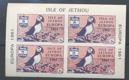 JETHOUT. Feuillet De 4 ++.  Oiseaux. Ucelli. Birds. Vögel. Puffin Clown Bird - Local Issues