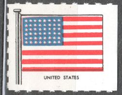 USA United States Os America - FLAG FLAGS Cinderella Label Vignette - Ed. 1950's Great Britain MNH - Altri & Non Classificati