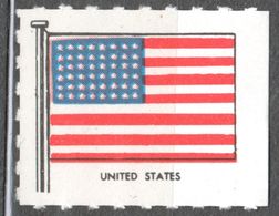 USA United States Os America - FLAG FLAGS Cinderella Label Vignette - Ed. 1950's Great Britain MNH - Autres & Non Classés