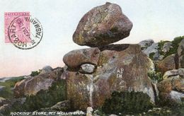 Australie  - CPA. M T WELLINGTON - Rocking Stone - 1928. Avec Timbre - Scan Du Verso - - Hobart