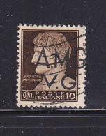 ITALIA, 1945 VENEZIA GIULIA AMVG CENT 10 USATO VARIETA' - Gebraucht