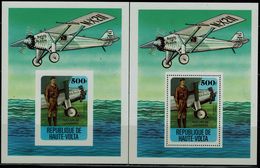 UPPER VOLTA 1978 AVIATION SET OF 2 BLOCK MI No BLOCK 49 MNH VF!! - Luchtballons