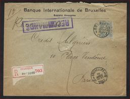 PERFIN Nr. 63 Op AANGETEKENDE Brief Verzonden Van BRUXELLES Naar PARIJS ( FRANKRIJK ) ; Zie 3 Scans  ! LOT 228 - 1863-09