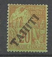 TAHITI N° 13 NEUF*  TRACE DE CHARNIERE / MH - Unused Stamps