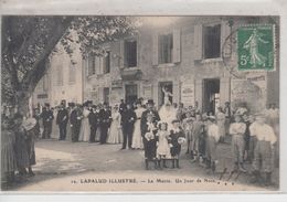 CPA Lapalud - Lapalud Illustré - La Mairie - Un Jour De Noce (très Belle Scène) - Lapalud