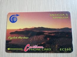 ANTIGUA & BARBUDA $ 60   ENGLISCH HARBOUR    ANT-5B  CONTROL NR: 5CATB     OLD C&W LOGO **2516** - Antigua And Barbuda