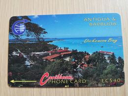 ANTIGUA & BARBUDA $ 40   DICKENSON BAY     ANT-6C  CONTROL NR: 6CATC     OLD C&W LOGO **2519** - Antigua Et Barbuda