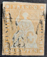 SWITZERLAND 1857 - Canceled - Sc# 34 - 20r - Usati