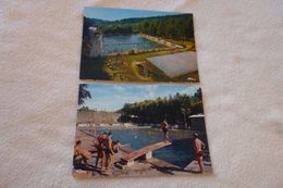 LOT DE 2 CARTES ...LA PISCINE - Montredon Labessonie