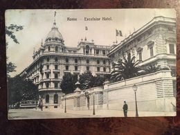 Cpa De 1923, Rome Excelsior Hotel, Italie, éd Schreiber, - Wirtschaften, Hotels & Restaurants