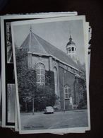 Delcampe - Nederland Holland Pays Bas Sneek Met Martinikerk En Oude Auto - Sneek