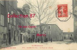 66 ☺♦♦ SALSES < LA PLACE De L'EGLISE Avec COIFFEUR - Edition LABOUCHE N° 379 - Salses