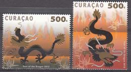 Antilles/Curacao  2012 Year Of The Dragon  Michel  81-82  MNH 27950 - West Indies