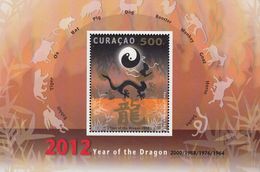 Antilles/Curacao  2012 Year Of The Dragon  Michel  Bl.5  MNH 27951 - West Indies