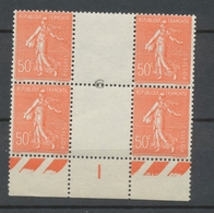 SEMEUSE FX De MARSEILLE Bloc De 4 N°199 Interpanneau N** Cote 220€ A1276 - Unused Stamps