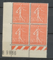 SEMEUSE FX De MARSEILLE Bloc De 4 N°199 Coin De Feuille N** Cote 220€ A1277 - Unused Stamps