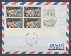 PREMIER JOUR ST PAUL Avec Bloc De 4 T.A.A.F. N°20 Oblitérés Cote 200€ A1401 - FDC