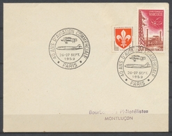 1959 Enveloppe Obl 40 Aviation Commerciale A377 - 1921-1960: Modern Period