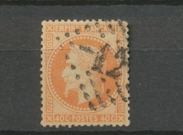 France Classique Napoléon N°31 40c Orange Etoile 12. TTB. B1069 - 1863-1870 Napoleon III Gelauwerd