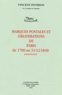 Marques Postales Et Oblitérations Paris 1700-1848 BD19 - Prefilatelia