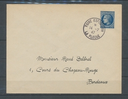 1947 Lettre Obl. FOIRE-EXPOSITION DE LA FLECHE EXTRA. C488 - Gedenkstempels
