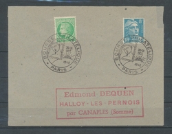 1948 Lettre Obl. Temp. Bourse Philat. PARIS C508 - Commemorative Postmarks